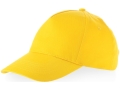 Бейсболка "Мемфис 230" 5-панельная, yellow