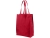 Ламинированная сумка для покупок среднего размера, красный