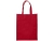 Ламинированная сумка для покупок среднего размера, красный