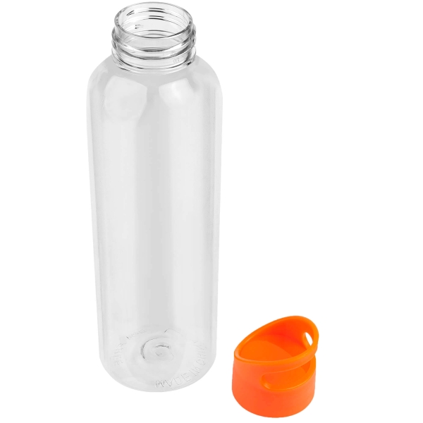 Бутылка для воды MINI BINGO 550мл. Прозрачная с оранжевым 6271.20.05