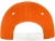 Бейсболка "New Castle" 6-ти панельная, оранжевый/белый