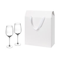 Подарочный набор 2 бокала для вина Blanche в большом подарочном пакете Подарочный набор 2 бокала для вина Blanche в большом подарочном пакете