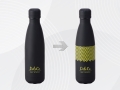 Вакуумная термобутылка «Vacuum bottle C1», soft touch, 500 мл, черный, с УФ печатью