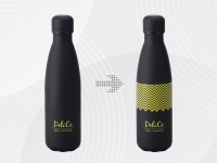 Вакуумная термобутылка «Vacuum bottle C1», soft touch, 500 мл, черный, с УФ печатью Вакуумная термобутылка «Vacuum bottle C1», soft touch, 500 мл, черный, с УФ печатью