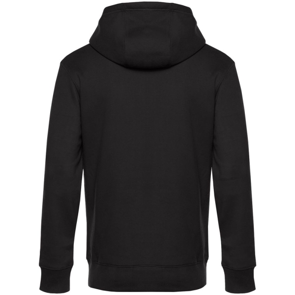 Толстовка на молнии с капюшоном унисекс King, черная