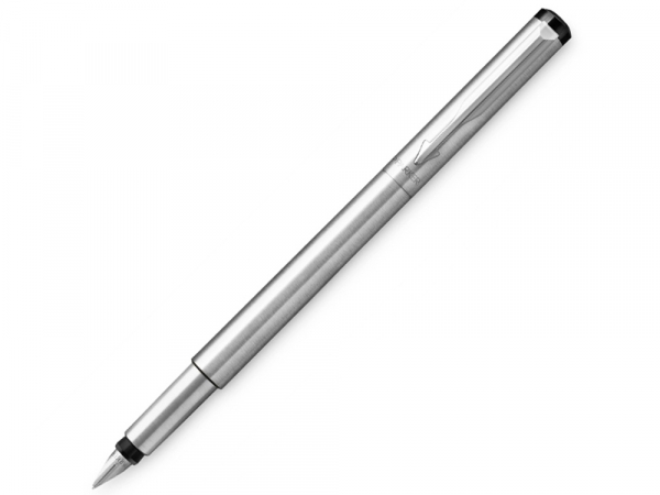 Ручка перьевая «Parker Vector Standard Stainless Steel CT», серебристый