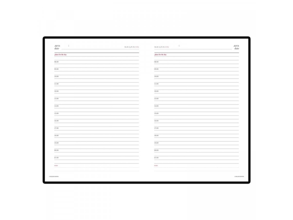 Ежедневник недатированный А6+ "Sidney Nebraska", синий (золотой обрез)