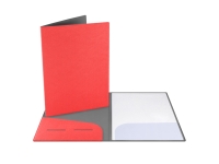 Папка классическая из экокожи "Favor", красный