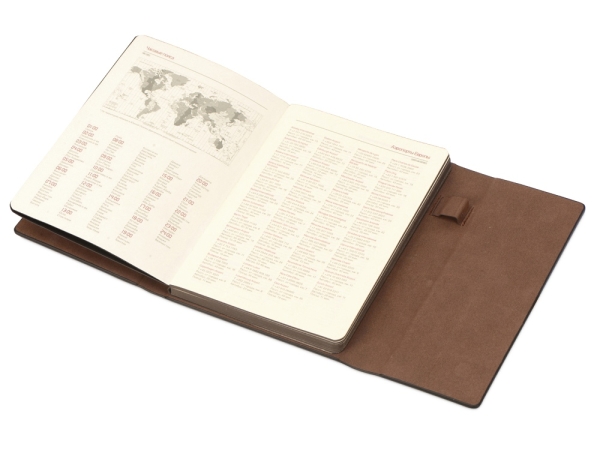 Ежедневник недатированный с магнитным клапаном, А5 "WALTZ", бордовый