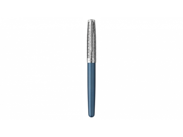 Ручка-роллер Parker Sonnet Premium Refresh BLUE CT, стержень: F, цвет чернил: black, в подарочной упаковке