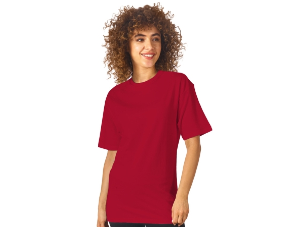 Футболка из френч терри «Warsaw» унисекс 220гр, красный