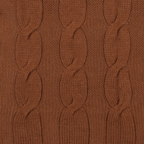 Плед Snefald, коричневый (темное золото)