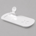 Зарядная станция 3 в 1: iPhone, Apple Watch, Airpods, беспроводная, 17,5 Вт, белая, Deppa