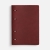 Ежедневник inStream, недатированный, красный