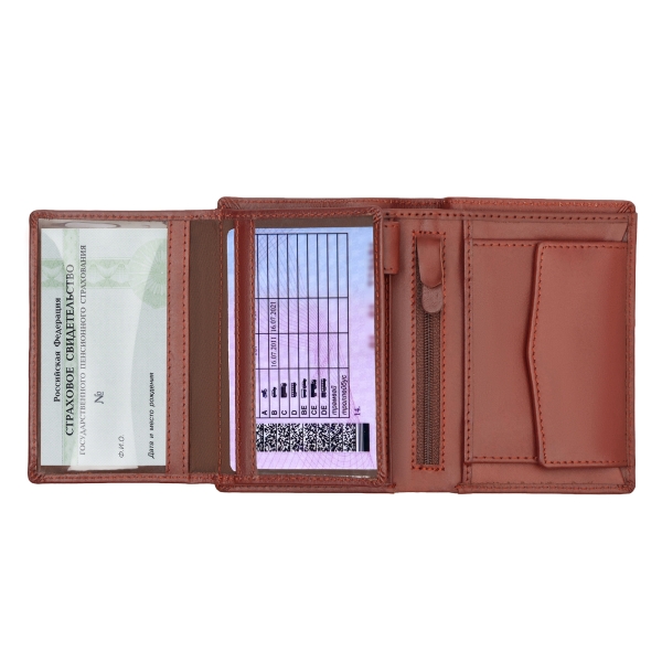 Портмоне WL, коричневый