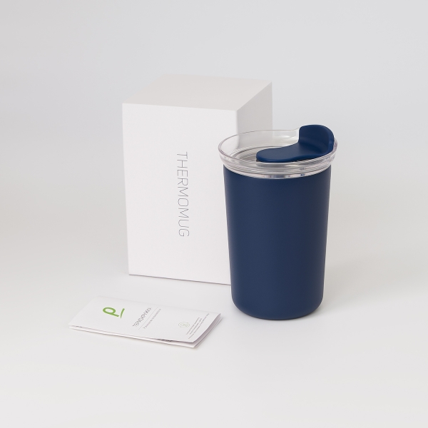 Термокружка вакуумная Strada, синяя