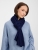 Шарф Metelitsa, темно-синий (сапфир)