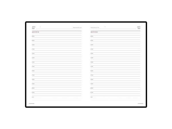 Ежедневник недатированный А6+ «Velvet», розовый