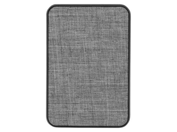 Портативное зарядное устройство из rPET "Reborn", 5000 mAh, серый