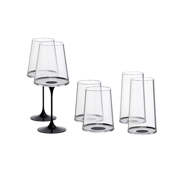 Хрустальный бокал для белого вина на магните Trebonn SplitGlass, 2 шт, 280 мл