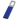 Флеш-карта USB 2.0 16 Gb с карабином "Hook", синий/серебристый