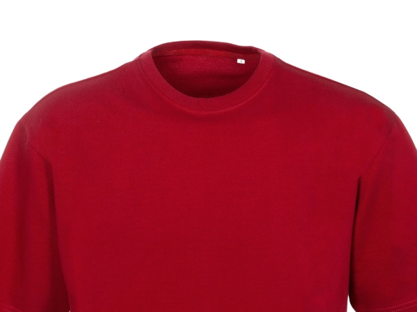 Футболка из френч терри «Warsaw» унисекс 220гр, красный