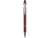 Ручка металлическая soft-touch шариковая со стилусом «Sway», темно-красный/серебристый