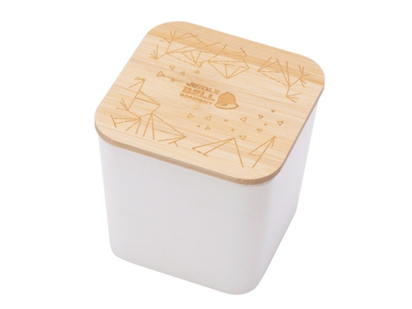 Eмкость для хранения «Flake», бежевый, натуральный, с гравировкой