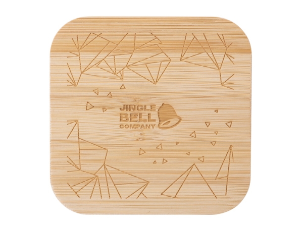 Eмкость для хранения «Flake», бежевый, натуральный, с гравировкой