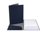 Папка классическая из экокожи "Favor", темно-синий