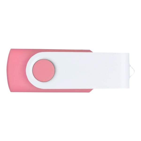 Флешка TWIST WHITE COLOR Розовая с белым 4015.10.07.32ГБ3.0