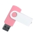 Флешка TWIST WHITE COLOR Розовая с белым 4015.10.07.32ГБ3.0