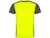 Спортивная футболка "Zolder" мужская, неоновый желтый/черный меланж