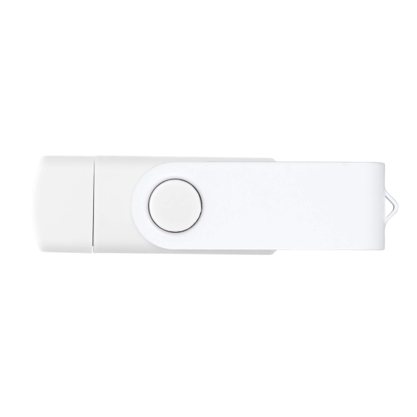 Флешка TWIST COLOR OTG Белая 4018.07.32ГБ