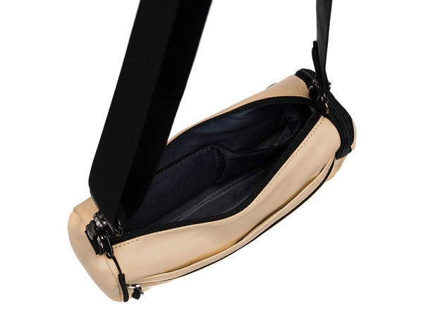 Сумка через плечо TORBER НОВА, бежевый, полиэстер, 25 х 17 х 9,5 см