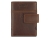 Портмоне Mano "Don Leon", натуральная кожа в коричневом цвете, 8,5 х 10,2 см
