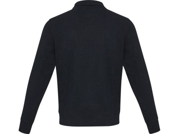 Tin унисекс-свитер с молнией на четверть из переработанных материалов Aware™ - Темно - синий