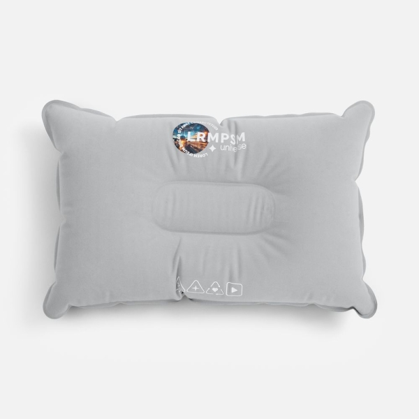 Надувная подушка Pillowish, серая
