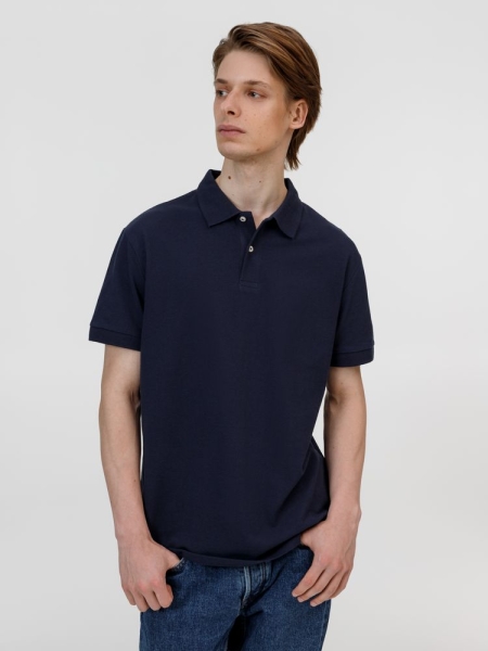 Рубашка поло унисекс Pacific, кобальт (темно-синяя)