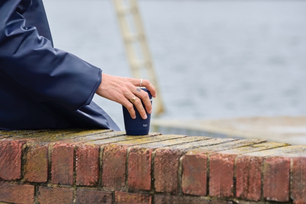 Термостакан Topl из переработанной стали с крышкой 360°, 235 мл