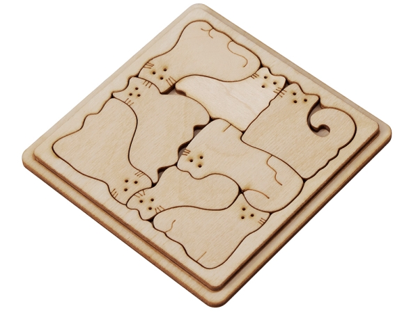 Деревянная головоломка "Catgram"