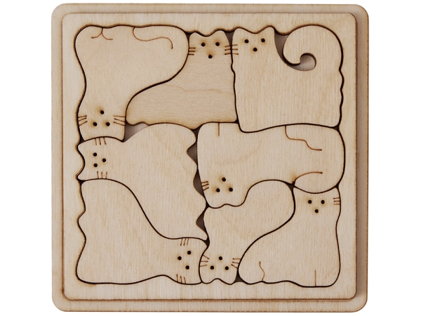 Деревянная головоломка "Catgram"
