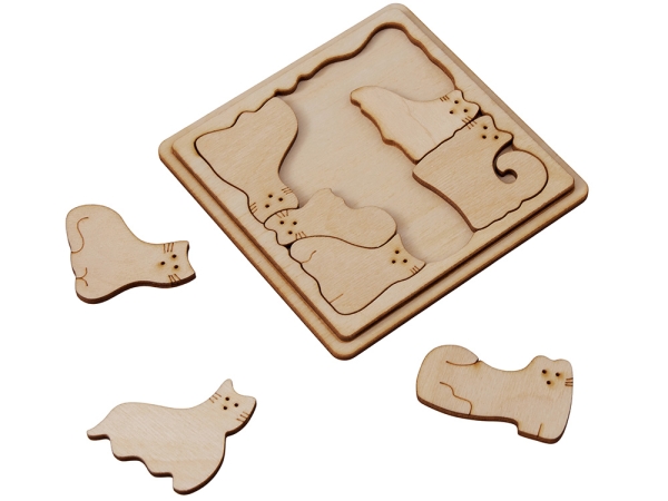 Деревянная головоломка "Catgram"