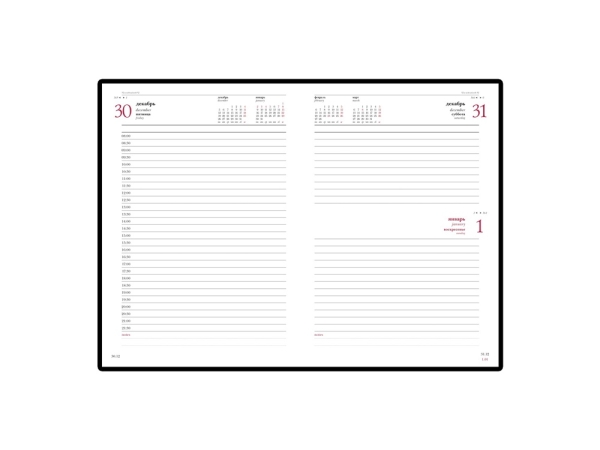 Ежедневник А5 датированный «Velvet» 2026, серый