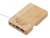 USB хаб «Memo», 2*USB, 2*Type C, бамбук