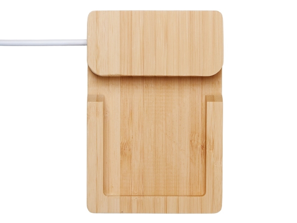 USB хаб «Memo», 2*USB, 2*Type C, бамбук