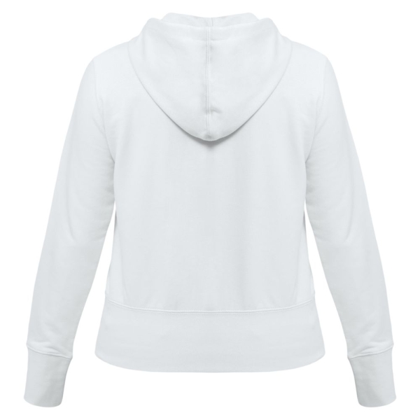 Толстовка женская Hooded Full Zip белая
