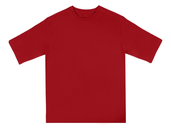 Футболка Berlin к/р оверсайз, 100% хлопок, 180гр, красный