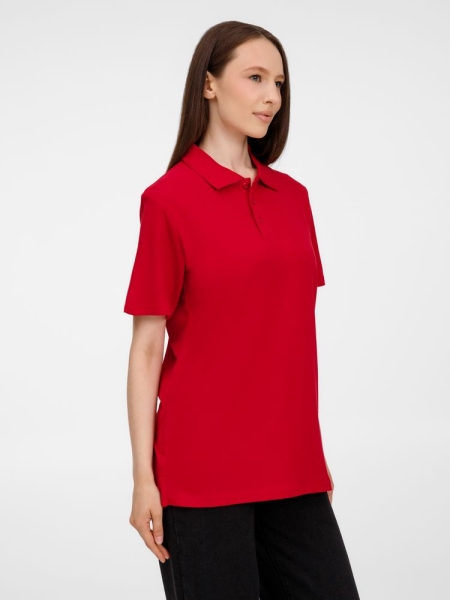 Рубашка поло унисекс Tervise, красная