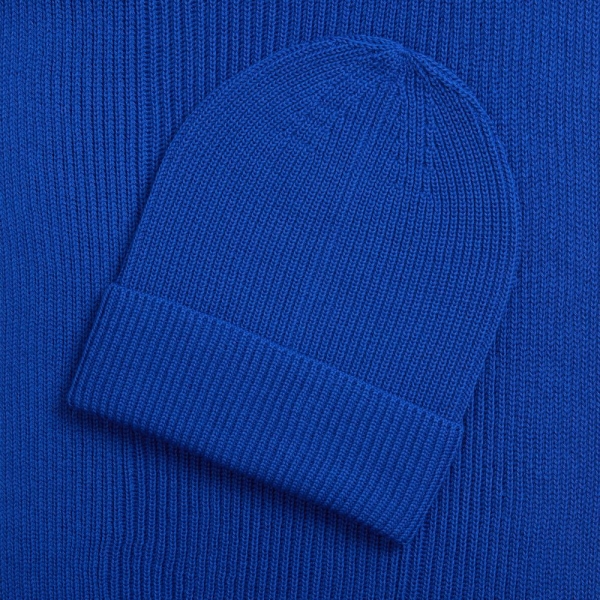 Шапка Nobilis Mono, синяя (аква)